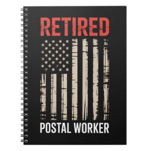 Retired Postal Worker Retirement Notebook