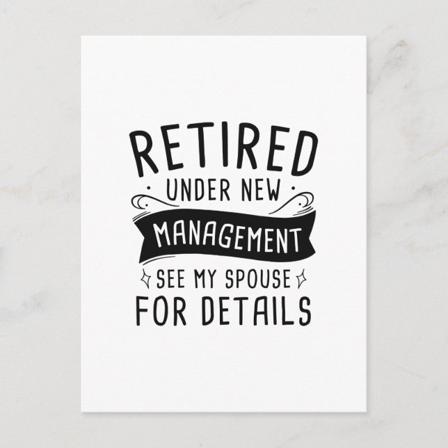 Retired Postcard (Front)