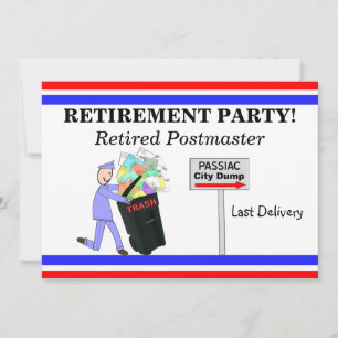 Retired Postmaster Invitations #1