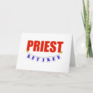 RETIRED PRIEST CARD