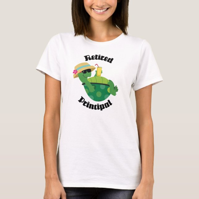 Retired Principal (Turtle) T-Shirt (Front)