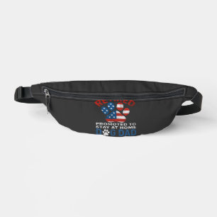 Retired Promoted To Stay At Home Dog Dad Bum Bags