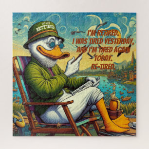 Retired & Relaxed Jigsaw Puzzle