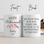 Retired Retirement Party Gifts For Women Nurse Mum Coffee Mug<br><div class="desc">Christmas Retirement Gifts For Women Nurse Mum Mug</div>