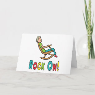 Retired Rocking Chair Card
