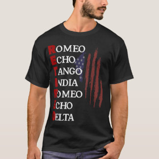 Retired Romeo Echo Tango India Romeo Echo Delta Ve T-Shirt