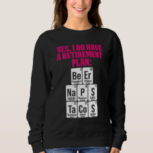 Retired Science Teacher Duty School Retirement 5 Sweatshirt