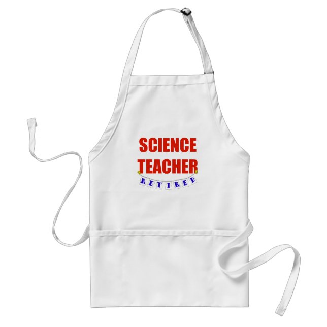 RETIRED SCIENCE TEACHER STANDARD APRON (Front)