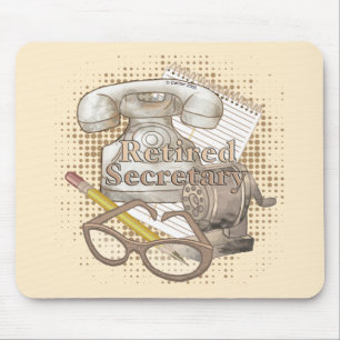 Retired Secretary Mouse Pad