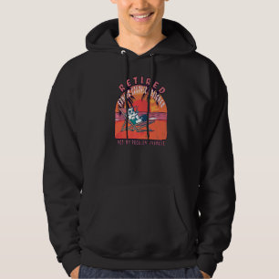 Retired Senior Graphic Designer Vintage Retiremen Hoodie