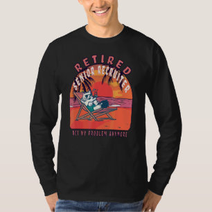 Retired Senior Recruiter Vintage Retirement T-Shirt