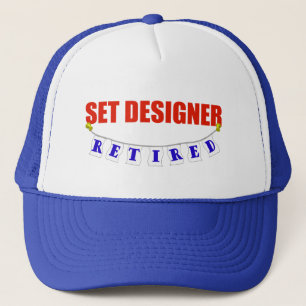 RETIRED SET DESIGNER TRUCKER HAT