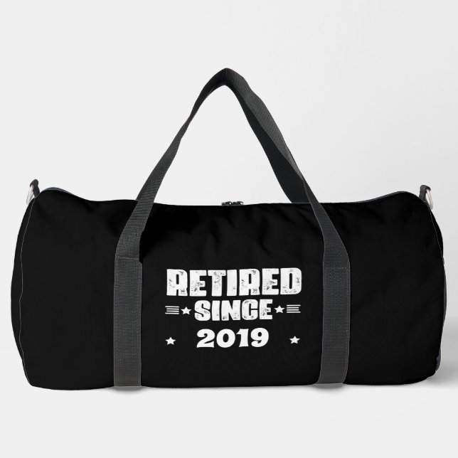 Retired Since 2019 – Customise Your Year! Duffle Bag (Front)