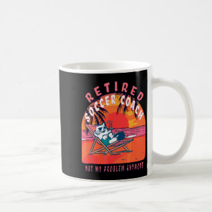 Retired Soccer Coach Vintage Retirement T Shirt Coffee Mug