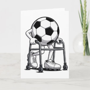 Retired Soccer Player Footll Ll Goal Retirement Card