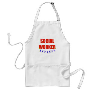 RETIRED SOCIAL WORKER STANDARD APRON