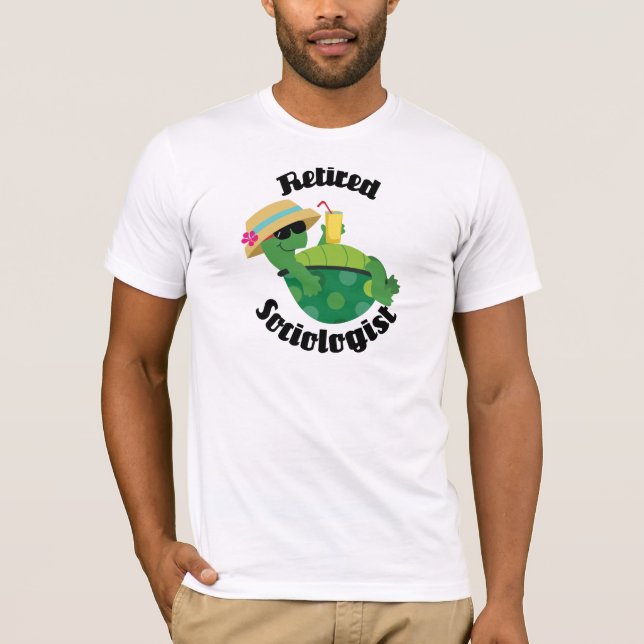 Retired Sociologist (Turtle) T-Shirt (Front)