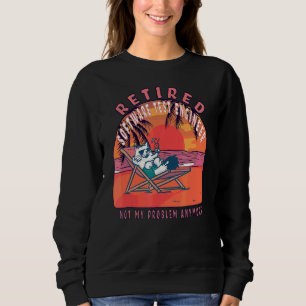 Retired Software Test Engineer Vintage Retirement Sweatshirt