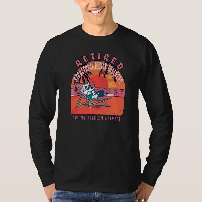 Retired Structural Design Engineer  Vintage Retire T-Shirt (Front)