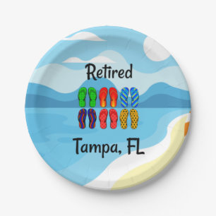 Retired--Tampa, FL Paper Plates