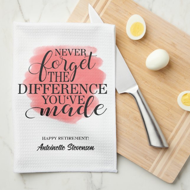 Retired Tea Towel (Quarter Fold)