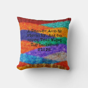 Retired Teacher Art Cushion