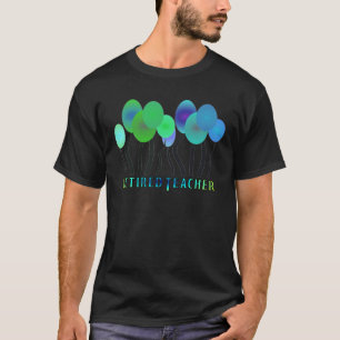 Retired Teacher Artsy Trees Gifts T-Shirt