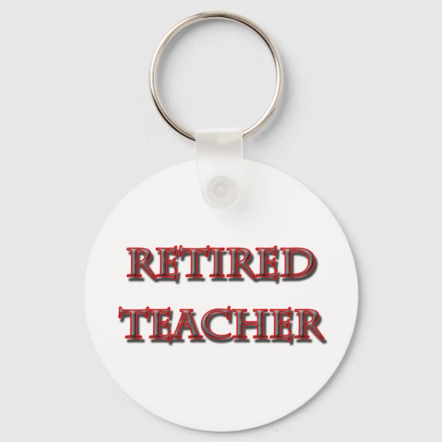 retired teacher copy key ring (Front)