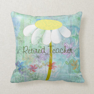 Retired Teacher Daisy Nap Pillow