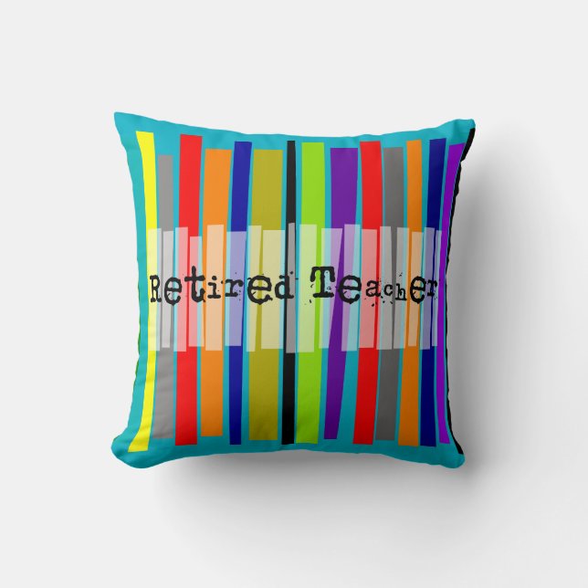 Retired Teacher Daisy Nap Pillow#78 Cushion (Front)