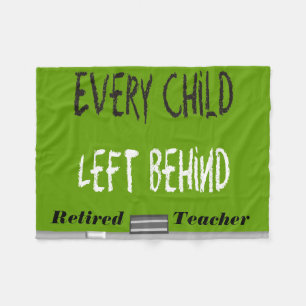 Retired Teacher Humour Fleece Blanket