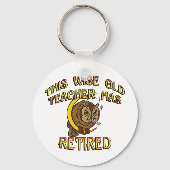 RETIRED TEACHER KEY RING (Front)