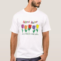 Retired Teacher Tulips Design Gifts