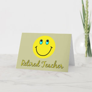 Retired Teacher YELLOW Card