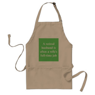 Retired text apron