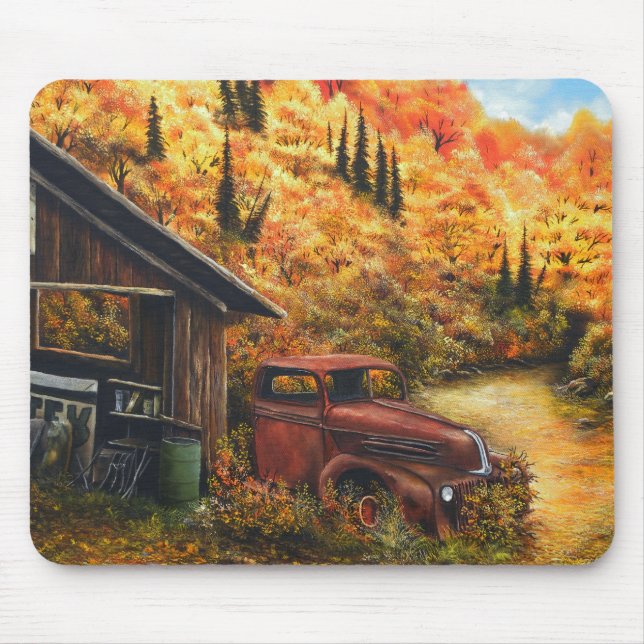 Retired Truck Mouse Pad (Front)