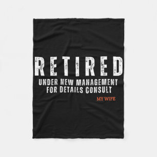 Retired Under New Management For Details Consult M Fleece Blanket