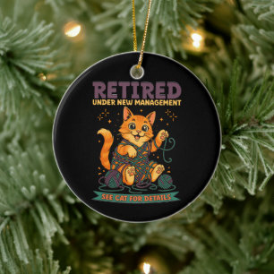 Retired Under New Management See Cat For Details Ceramic Ornament