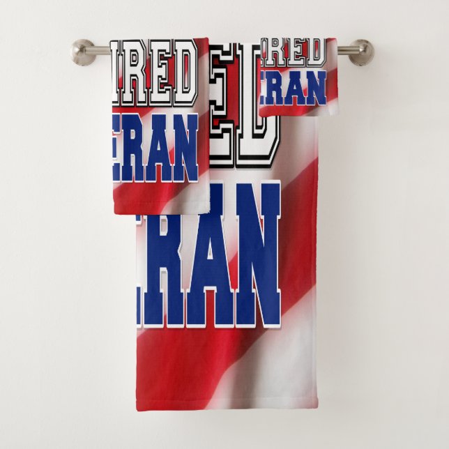 Retired Veteran Bath Towel Set (Insitu)