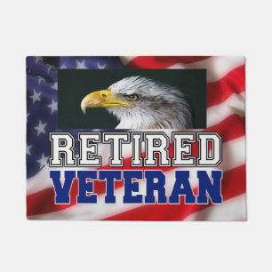 Retired Veteran Doormat