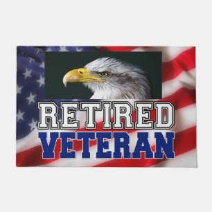 Retired Veteran Doormat