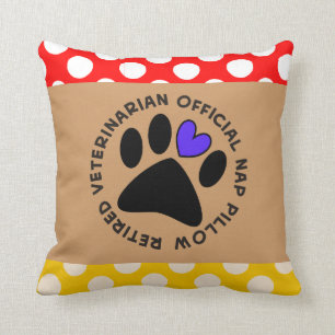 Retired Veterinarian Appreciation Cushion