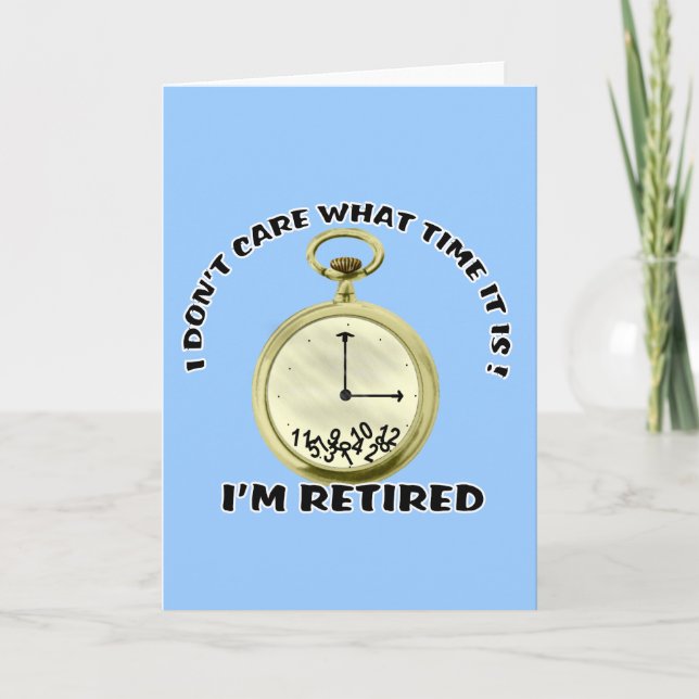 Retired watch card (Front)