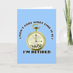Retired watch card
