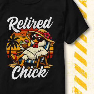 Retired Wife Mum Grandma Retiree Funny Retirement T-Shirt