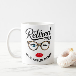 Retired Woman 2025 Coffee Mug