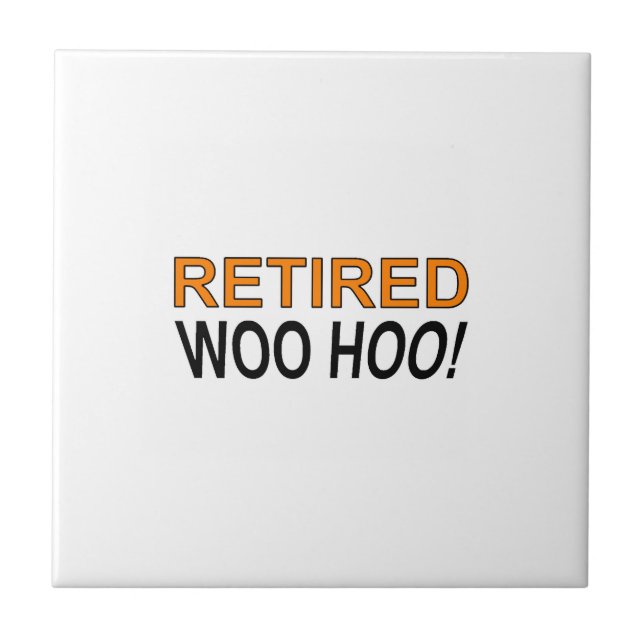 Retired Woo Hoo Ceramic Tile (Front)