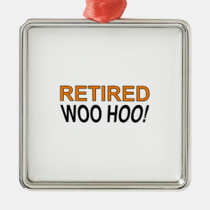 Retired Woo Hoo Metal Ornament