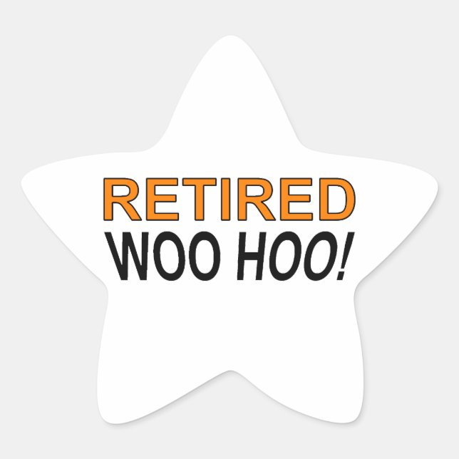 Retired Woo Hoo Star Sticker (Front)