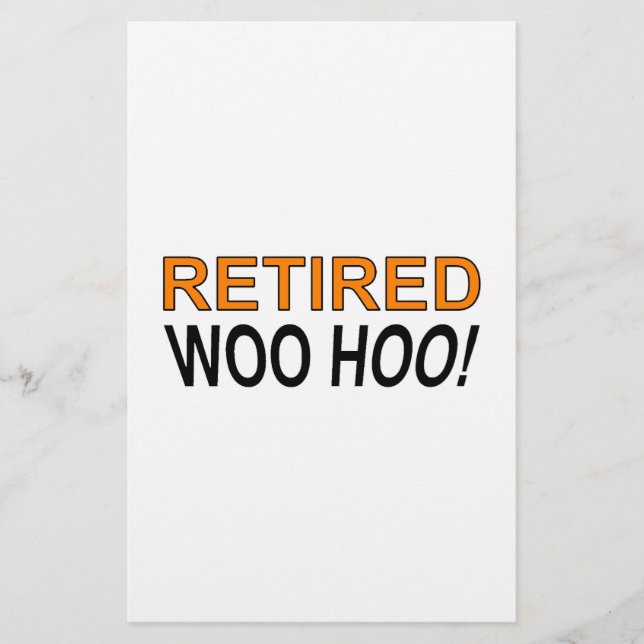 Retired Woo Hoo Stationery (Front)
